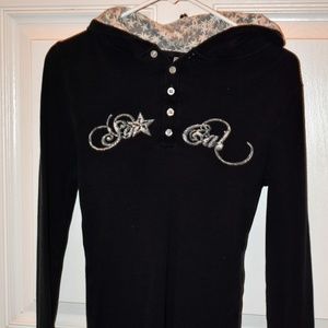 So Cal hooded waffle shirt